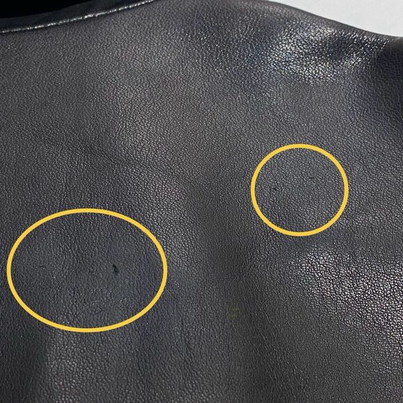 Eddie Bauer Jacket Black Soft Lamb Leather Jacket Coat Full Zip Mens XL Tall - Picture 6 of 10